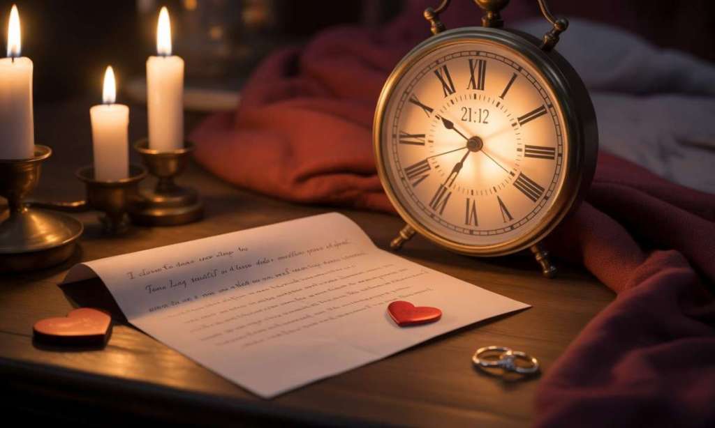 découvrez la signification amoureuse de l’heure miroir 21h12 et le message caché qu’elle révèle dans votre vie sentimentale. interprétation et symbolisme de cette heure double en amour.