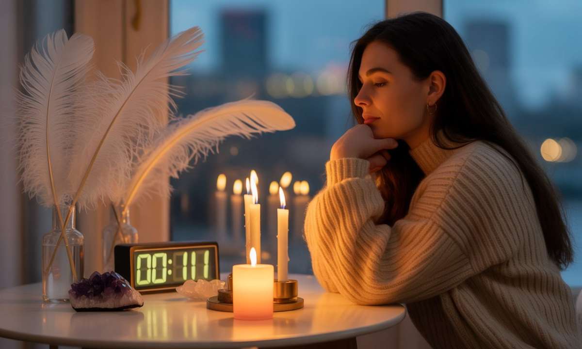 découvrez la signification spirituelle de 00h11 et le message que les anges cherchent à vous transmettre à travers cette heure miroir.