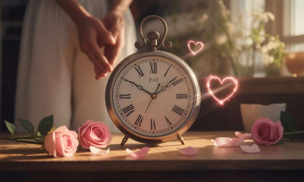 découvrez la signification amoureuse de l'heure miroir 7h17 et le message du destin qu'elle vous transmet pour éclairer votre vie sentimentale.