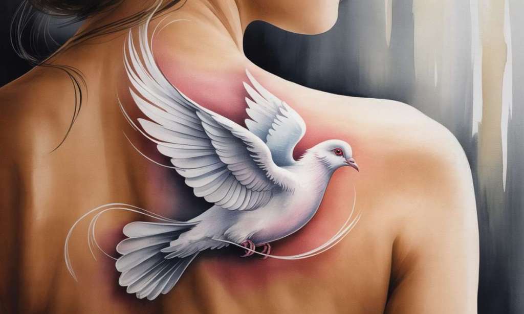 découvrez la signification profonde du tatouage colombe, un symbole universel de paix, d'amour et de renouveau, parfait pour exprimer vos valeurs et votre histoire.