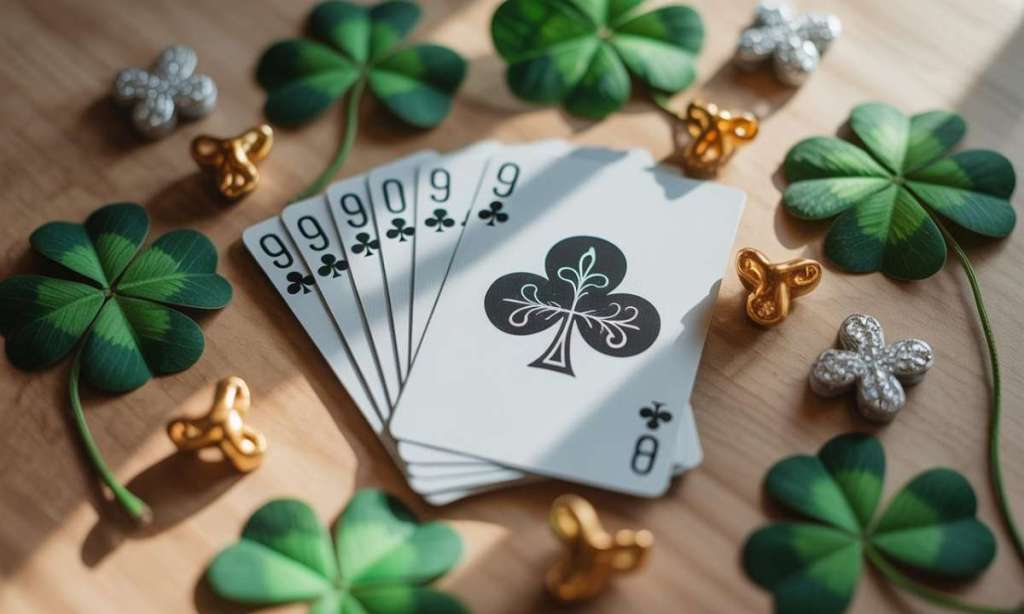 découvrez la signification et la symbolique du 9 de trèfle en cartomancie, un symbole porteur de chance, de réussite et de transformations positives.