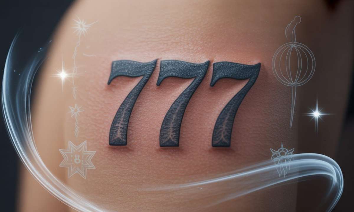 découvrez la signification profonde du tatouage 777, un chiffre mystique porteur de chance, de spiritualité et de transformation.