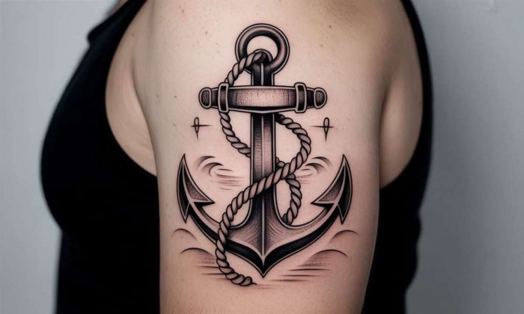 découvrez la signification profonde du tatouage ancre, symbole de stabilité, force et attachement, parfait pour exprimer vos valeurs et votre personnalité.