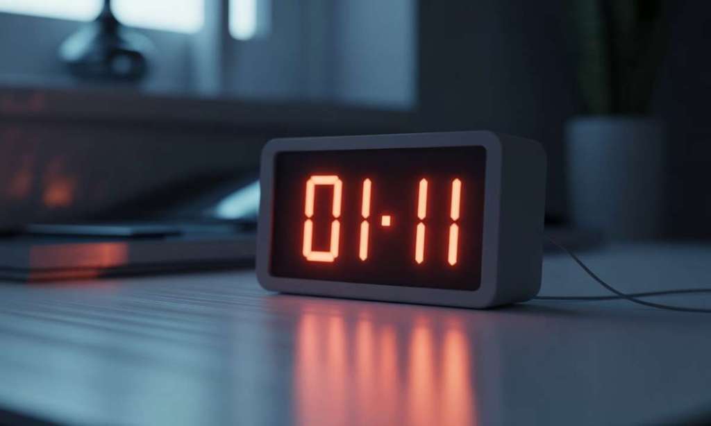 découvrez la signification de l'heure miroir 01h11 et ce que ce chiffre particulier peut révéler sur vos pensées, émotions et messages de l'univers.