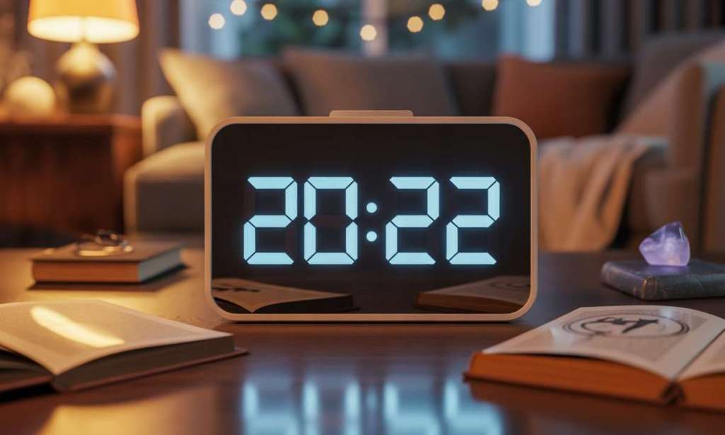 découvrez la signification mystique et symbolique de l'heure miroir 20h22 et ce qu'elle peut révéler sur votre vie et votre avenir.